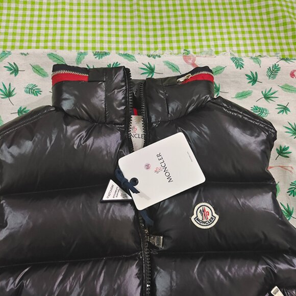 Moncler Black Down Padded Tib Puffer Gilet - Picture 6 of 12